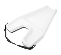 Générique Plateau de Lavage de Cheveux en Plastique Blanc Appui-nuque Ondulé, Résistant la Déformation, Bac Portable pour Shampooing à Domicile Plusieurs styles