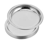 Générique Plateau de Pesée en Acier Inoxydable 201 Lot de 6, Diamètre 6 Cm, Fond Plat, Petit Bol à Peser pour Bijoux et Pierres Précieuses, Accessoires pour Balances Électroniques, Mesure