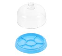 Générique Plateau de Pièces de Montre en Plastique Réutilisable Compartiments, Couverture Anti-poussière pour Accessoires Horlogerie, pour Horlogers en Bureau ou École