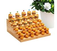 Générique Plateau De Présentation À Brochettes - Présentoir De Service À Fromage Six Niveaux,Support À Brochettes - Pour Fruits Amuse-Gueules Légumes Cocktails Fêtes Service Traiteur Barbecue Buffets