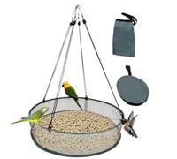 Générique Plateau De Receveur De D'oiseau - Polyester 10,5 Cm Ajustements De Bac De Suspension Imperméables, Cerceau De | Porte-orace D'économie D'espace, Mangeoire À Oiseaux Suspendu - Décorati