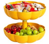 Générique Plateau De Service À Snacks Conteneur De Service 2 Étages Automne