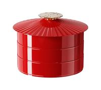 Générique Plateau de Service Compartimenté, Plateau à Bonbons et Noix, Assiettes Plates Anti-poussière, Plateau à Apéritifs pour Fêtes, Noix, Biscuits, Légumes, Trois Couches