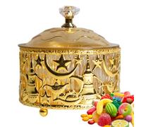 Générique Plateau De Service De avec Couvercle, Plateau De Service Multifonctionnel du, Plateau De Service en Métal, pour L'aïd Et Les Fêtes Conception De Château en Étoile De Lune