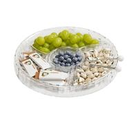 Générique Plateau De Service Pour Collations Grand Plateau Service, Apéro | Portable Plat Apéritif Pour Légumes Snacks Fruits Biscuits Desserts Cuisine Salle De Bains Dortoir Chambr