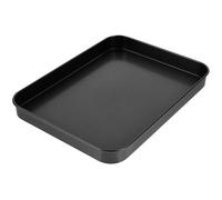 Générique Plateau de Service Rectangulaire Design Élégant Minimaliste Résistant la Décoloration en Aluminium Noir Rangement Desserts