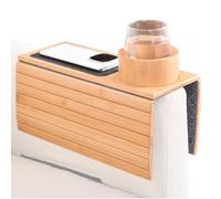 Générique Plateau De Table avec Bras De Canapé - Plateau D'accoudoir Pliable Et Antidérapant | Accessoires De Rangement Légers, Organisateur De Boissons Peu Encombrant | pour Chaise Longue, Et Bien