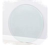 Générique Plateau De Table en Verre De Sécurité Trempé, Dessus De Table Ronde De Remplacement, 48/65/80cm Vitre Plaque Résistant pour Tables De Salle À Manger(75CM(29.5IN))