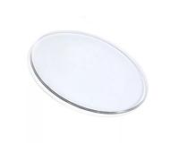 Générique Plateau De Table en Verre Trempé Rond, Ø 28-98 cm Dessus De Table Verre Transparent, Vitre Plaque à Manger Facile à Nettoyer(98cm/38.5in)