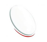 Générique Plateau de Table Rond en Verre trempé, Remplacement de Tables à Manger 600 mm, Plaque en Verre de sécurité Transparent pour Cuisine Patio(60cm/23.6in)