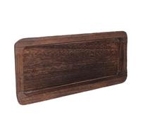 Générique Plateau Décoratif en Bois Massif Rectangulaire Style Campagnard Plateau de Service Rustique pour Table Basse Polyvalent pour Salon Cuisine Surface Facile à Nettoyer Décor de Ferme