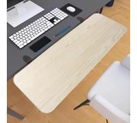 Génerique Plateau D'extension De Bureau, Tiroir for Clavier Pliable | Support de bras coudé, support d'extension de bureau à clipser for bureaux, étagère repose-poignet(Khaki,24*60cm)