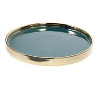Générique Plateau en Céramique Rond Élégant pour Servir Desserts et Fruits, Support à Gâteau Charmant pour Mariages et Anniversaires, Décoration Délicate et Fonctionnelle