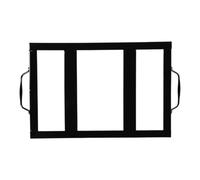 Générique Plateau en Pierre à Sel, Support pour Bloc de Sel, Sel Inclus, Plateau de Cuisson en Métal pour Griller à L'intérieur et à L'extérie