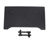 Générique Plateau Épais pour Fauteuil Roulant en Plastique Anti-chute Double Porte-gobelets Amovible, Adapté aux Personnes Âgées, Accessoire Pratique pour Repas et Activités Quotidiennes