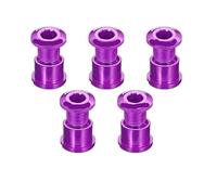 Générique Plateau étroit-Large for vélo de Route, entraxe 130, Rond, 38T 40T 42T 44T 46T 48T 50T 52T 54 56T 58T 60, Compatible avec Les Plateaux Shimano 5700(5 Purple Screws)