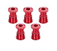 Générique Plateau étroit-Large for vélo de Route, entraxe 130, Rond, 38T 40T 42T 44T 46T 48T 50T 52T 54 56T 58T 60, Compatible avec Les Plateaux Shimano 5700(5 Red Screws)