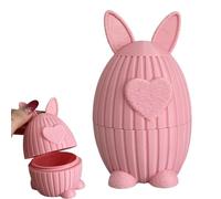 Générique Plateau Lapin - Bol de Pâques en Forme de Lapin Mignon Imprimé 3D pour Friandises | Bol à Bonbons Décoratif | pour la Cuisine, la Maison, les Fêtes, la Table, les Vacances, les