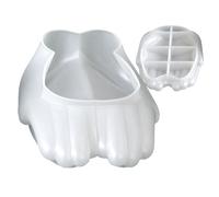 Générique Plateau Main Moule Silicone | Moule Plat Support Bougie Main - Outil Artisanat Antiadhésif pour Fête Mariage Création Maison Atelier