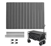 Générique Plateau Pliable pour Chariot - Planche À en Alliage d'Aluminium pour Chariot Jardin,Accessoire Portable de Bureau pour Camping Repas Pique-Nique Barbecue