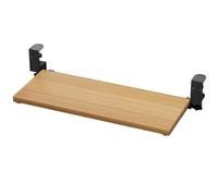 Générique Plateau pour Clavier sous Bureau, Support pour Clavier d'Ordinateur Peu Encombrant de 80/100 × 30 cm, Adapté à Saisie à Domicile ou Bureau(Natural,31.5x11.8(80x30cm))
