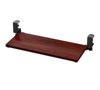 Générique Plateau pour Clavier sous Bureau, Support pour Clavier d'Ordinateur Peu Encombrant de 80/100 × 30 cm, Adapté à Saisie à Domicile ou Bureau(Brown,39.4x11.8(100x30cm))