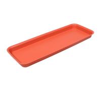 Générique Plateau Rectangulaire en Plastique pour Pot de Fleur, Élégant et Simple, Empêche Les Fuites d'eau, pour Décoration Intérieure et Jardin