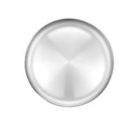 Générique Plateau rond en acier inoxydable for four, 2 pièces, 20/23/26/30CM, plaque de cuisson à Pizza(2PCS 23CM)