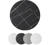 Générique Plateau Rotatif De Table, Plateau Tournant Lazy Susan Rond 50cm 60cm 70cm 80cm 90cm 100cm, Plaque De Service Rotatif Pour Les Rassemblements(Black stripes,75cm/29.5in)