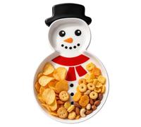 Générique Plateau service Noël Plat apéritif bonhomme de neige, assiette | Plateau service compartimenté Pour Fêtes de Noël, Table, Maison, Cuisine, Salle à Manger et Restaurant