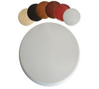 Générique Plateau Tournant Assiette De Service for Table À Manger, Bois Lazy Susan Rond Plateau Rotatif, 360° Rotation Plateau De Service(White,100cm/39inch)