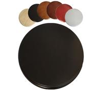 Générique Plateau Tournant Assiette De Service for Table À Manger, Bois Lazy Susan Rond Plateau Rotatif, 360° Rotation Plateau De Service(Black,70cm/27inch)