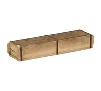 Générique Plateaux 4 pcs 60,5x15x9 cm en Bois Massif recyclé,Sacs de Stockage ménager,11KG-4019611