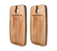 Générique Plateaux à Vin, Plateaux de Service avec Porte-Bouteilles, Ornements en Bois, Plateaux à Fromage pour Hôtels, Restaurants et Fêtes, 2 Pièces
