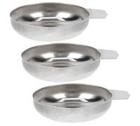 Générique Plateaux de Balance Empilables 3 Pièces en Métal Coupelles Doseuses pour Peser Poudres et Pierres Précieuses sur Balances Numériques