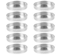 Générique Plateaux de Maquillage Vides pour Fard à Paupières Lot de 10 Godets 20 MM Réutilisables Légers et Portables pour Création DIY Maquillage Voyage Femme Pratique
