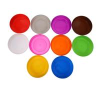 Générique Plateaux de Peinture pour Garçon et Filles en Plastique Lot de 10 set de Palettes de Pigments Mélangeur de Couleurs Solide et Stable pour Loisirs Créatifs et Fournitures