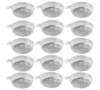 Générique Plateaux de Pesée Jetables en Aluminium 60 Ml Poignée, Lot de 100 Pièces, Plat Léger et Résistant Haute Température pour Laboratoire, Dosage Chimique et Mesures Précises