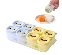 Générique Plateaux Silicone Congélation Aliments,8 Moules à Gâteau 50 ml avec Couvercle,7 Alvéoles Lait Maternel - Moules Congélation Silicone | Purées, soupes, lait maternel,