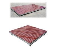 Générique Plateforme de scène Pliable et Robuste, Portable, de 30 cm de Haut, compacte et dotée de Pieds Pliables et réglables. Estrade/Plateforme de Spectacle.(122x122cm/48x48in)