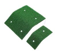 Générique Plateforme d'escalade en Acrylique Tortues pour Pelouse de Simulation Verte 2 Pièces Ventouses, pour Terrarium de Reptiles et Aquarium