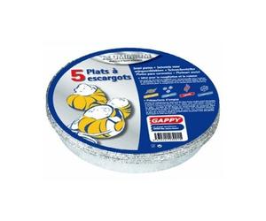Générique Plats en alu pour escargots x 5
