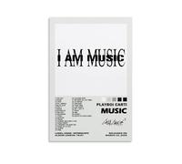 Générique Play-boi Carti Poster I Am Music Signature De L'album Affiche Décoration Peinture Toile Mur Art Salon Affiche Chambre Peinture Anniversaire Vacances Cadeau 08x12inch(20x30cm)