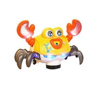 Générique Playful Crab Toy - Interactive Crawling Music Light, 8 inch Moving Crawler with LED Glow, Fun Activity Games, Educational Entertainment, Learning Crab for Birthday, Nursery, Class
