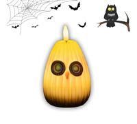 Générique Playful Owl Led Night Light Decor, Cute Pumpkin Owl Shaped Night Light, Halloween Glow Owls Led Nights Lights, for Bedroom, Living Room, Bar, Party (color-C)