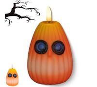 Générique Playful Owl Led Night Light Decor, Cute Pumpkin Owl Shaped Night Light, Halloween Table Decor for Bedroom, for Bedroom, Living Room (A,1 Pcs)