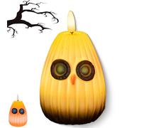 Générique Playful Owl Led Night Light Decor, Cute Pumpkin Owl Shaped Night Light, Halloween Table Decor for Bedroom, for Bedroom, Living Room (D,1 Pcs)
