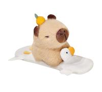 Générique Playful Wrist Plush - Capybara Slap Band for Kids Fun | Soft Fabric with Stuffed Animal Design, Comfortable Wrist Accessory, Cute Toy Bracelet for School Travel Holiday Birthday Party