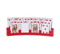Générique Playing Card Holder, Magnetic Expandable Card Rack, Easy Grip Little Hands Organizer, Game Cards Display Stand with Holding Accessory for Kids Teens Adults Seniors 13.98x1.61in