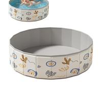 Générique Pliable pour Animaux - Bassin Rond Pliable Non Gonflable Portable | Mini Piscine pour,pour Jardin terrasse intérieur Salle de Bain extérieur Chiot Chat